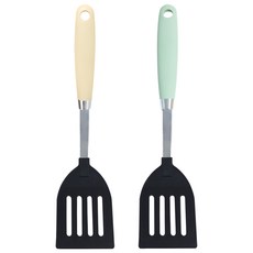GENIAL 素色手柄鍋鏟 2入組, 1組, 混色