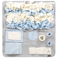 Dingdong Pet 寵物嗅聞墊, 灰色/藍色, 1個