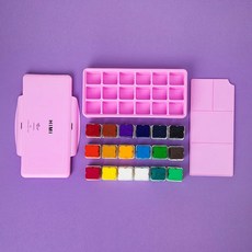 MIYA 水果顏料 30ml+粉色調色盤, 18 種顏色