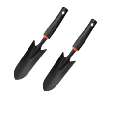 Bau Market園藝PD鐵製幼苗鏟 窄 黑色, 2個