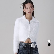 어썸어라운드 여성용 날개사 세라 투웨이 니트 집업 AA50808