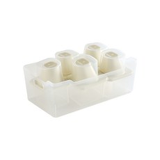 EASY&FREE 雜糧桶 385ml 5入+收納籃, 1套