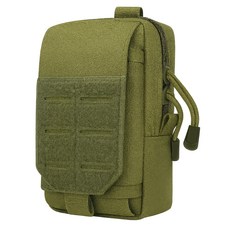 ETUDIER 전술 휴대폰 벨트 허리파우치, 군녹색, 1개