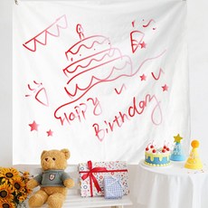 Selene Happy Layout 生日派對掛布, A05