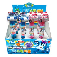 救援小英雄波力 安寶 棒狀泡泡棒 2款 x 6入 組, 藍色, 粉紅色, 1個