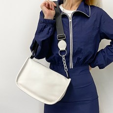 프롬헤븐 내이머 체인 심플 크로스백 C607