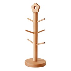 Market Gamsung山毛櫸木6格杯架, 單色, 1個