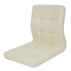 THEJOA 엠보좌식 등받이의자, 아이보리