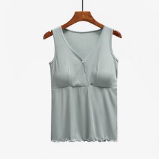 透氣棉質哺乳背心