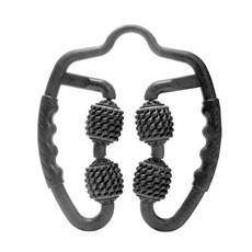 身體按摩滾輪, 1個, 黑色的