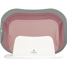 Doble 不留刀痕砧板組 (小號鮭魚粉 + 中號乾燥玫瑰 + 大號卡其色 + ABS支架), 1組, 大砧板 + 中砧板 + 小砧板 + 砧板架