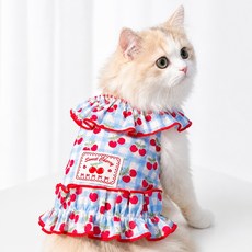 코코스튜디오 반려동물 데일리 코코 하네스 스윗체리 조끼, 1개, 체리