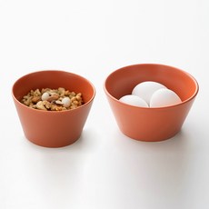 프렐류드 심플레 공기 + 대접 세트, 캐롯, 공기 4p + 대접 4p, 1세트