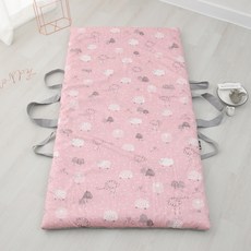 보떼하우스 통째로 빨아쓰는 95도 모달 피그먼트 리버서블 유아 패드, 클라우드 핑크, 1개