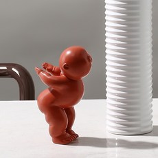 홈 데코 뽀뽀쟁이 오브제, 오렌지