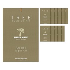 AromaSquare Sachet Tree Amber Musk Paper Sachet Original L, 20克, 12個