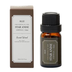 알레 퓨어 에센셜 오일 백프로 스타아니스, 10ml, 1개