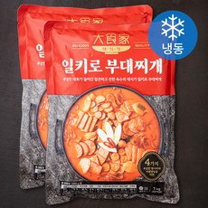 대식가 부대찌개 (냉동), 1kg, 2개