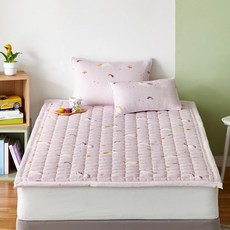 Modern House 軟Q柔軟獨角獸超細纖維床墊, 紫色