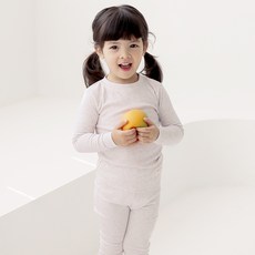 배냇베이비 아동용 멜란지 긴팔 상하의 실내복 세트