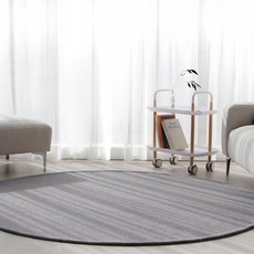 Reciente 莫戴爾鬆餅格紋可水洗圓形地毯