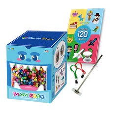 colorstory 拼豆罐 31色 S10 8mm 3360入+輔助材料 120入, 混合顏色