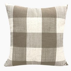 Moment亞麻方形圖案靠枕 CJ-BR31, 混色