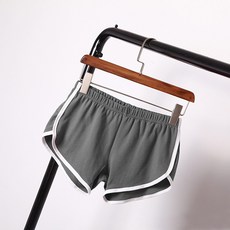 오디패스 여성용 배색 돌핀 트레이닝 숏 팬츠