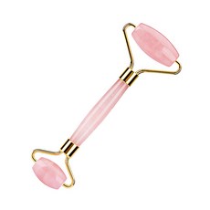 玫瑰水晶臉部按摩滾輪 65g CBT0004, 隨機發貨, 1個