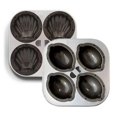 ACACIA Air Fryer 獨家4麵包模檸檬+貝類套組, 1套