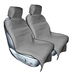 지티플러스 블랙핏 네오프렌 방수시트 앞좌석, 2개, 그레이