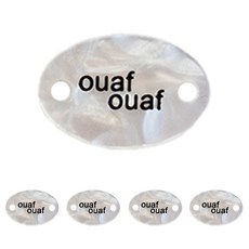 yarna OUAF 자개 라벨, 혼합색상, 5개