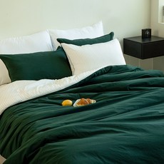 zerooclock 體溫調節莫代爾四季涼被, 深綠色