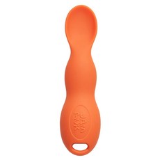 Jam Muk 韓國製矽膠花生造型嬰兒學習湯匙 橘色 1入, 1個