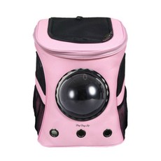 DING DONG PET Window Capsule 雙肩包, 粉色