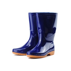 Bosaeng男式潮間帶釣魚時尚K衛生靴, 270, 藍色