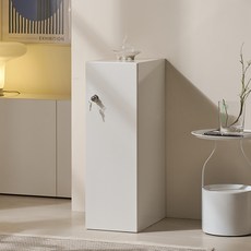 가구의가치 분리형 하부장 일반볼키 캐비닛, LPM 화이트, 1단