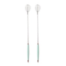 現代粉彩打蛋器泡沫器, 綠色, 2個