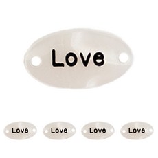 yarna LOVE 자개 라벨, 혼합색상, 5개 혼합색상, 5개