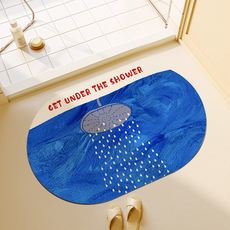 에스제이제인 두꺼운 미끄럼 방지 욕실 도어 발매트, TYPE 5