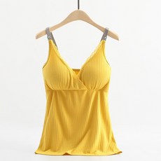 孕婦羅紋肩帶哺乳背心