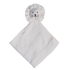 아카시아봉봉 사자 애착 손수건, 아이보리, 1개