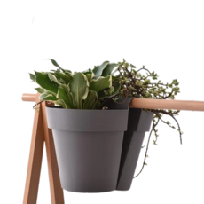 에브리스텝 베란다 화분 걸이, 그레이