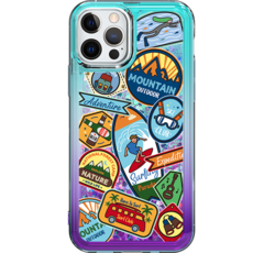 JUST4YOU 데코 블링 아쿠아 휴대폰 케이스