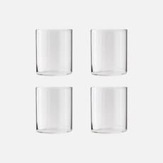 Loco Home 簡約耐熱玻璃燒酒杯 70毫升, 4個, 透明