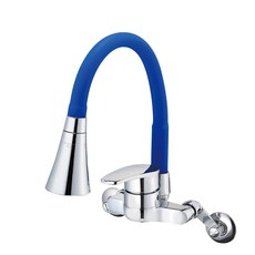 OLIVIA 奧利維亞廚房鵝頸水槽水龍頭藍色, 1組