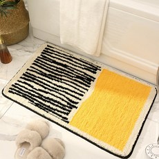 MODO J 浴室腳踏墊, 黃色的
