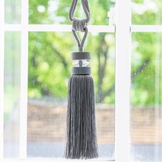 GINNA SONG 流蘇造型窗簾綁繩 寶石款, 深藍色, 1個