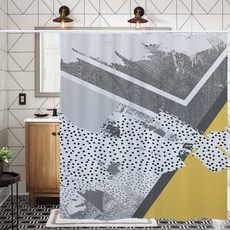 北歐簡約浴室浴簾 Type4 150 x 180 cm L21, 1個