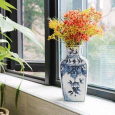 Twig NEWYORK Molly Hatch 花瓶, 藍色